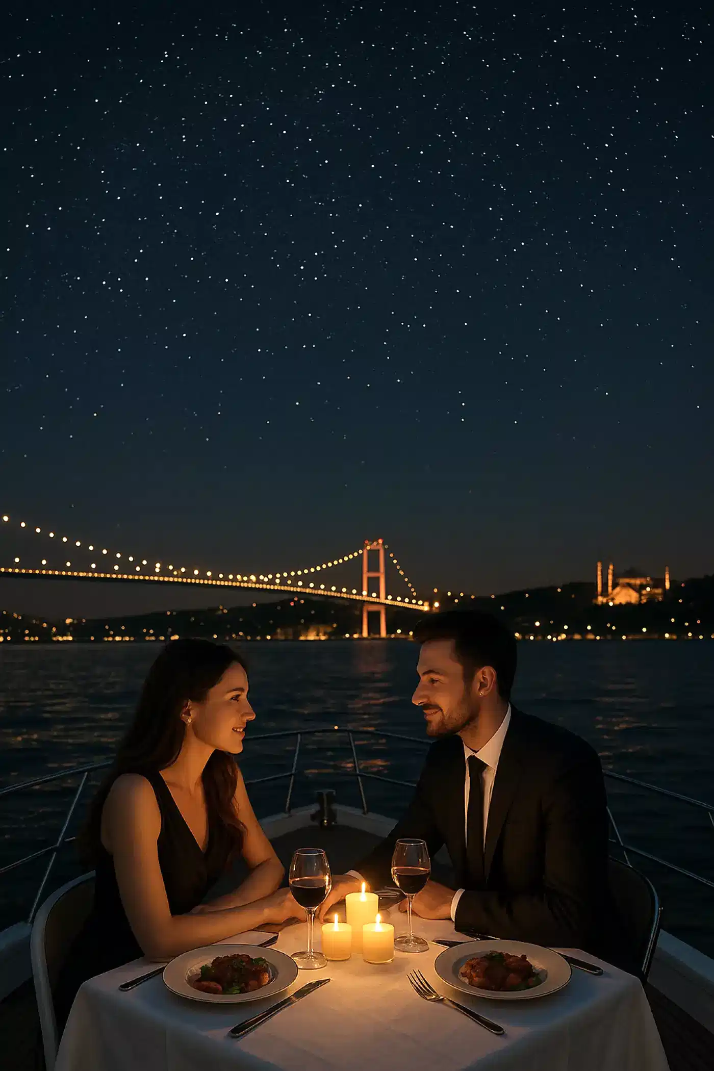 Yatla Boğaz’da Romantik Akşam Yemeği: İdeal Zaman ve Menüler