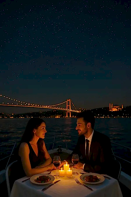 Yatla Boğaz’da Romantik Akşam Yemeği: İdeal Zaman ve Menüler